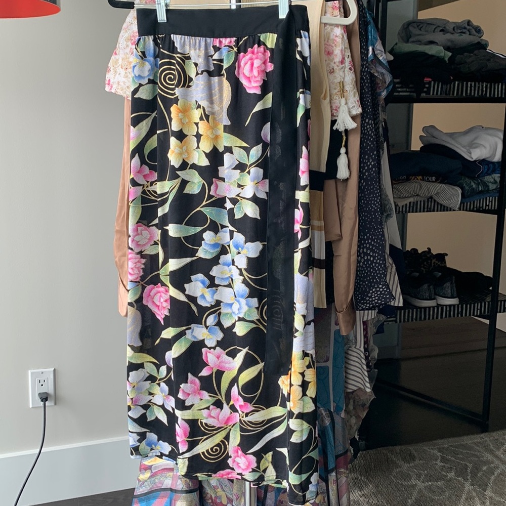Christian Dior beachwear wrap skirt